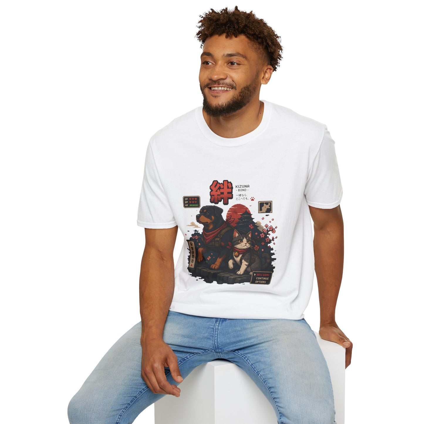 Kizuna Bond Rottie & Cat T-Shirt