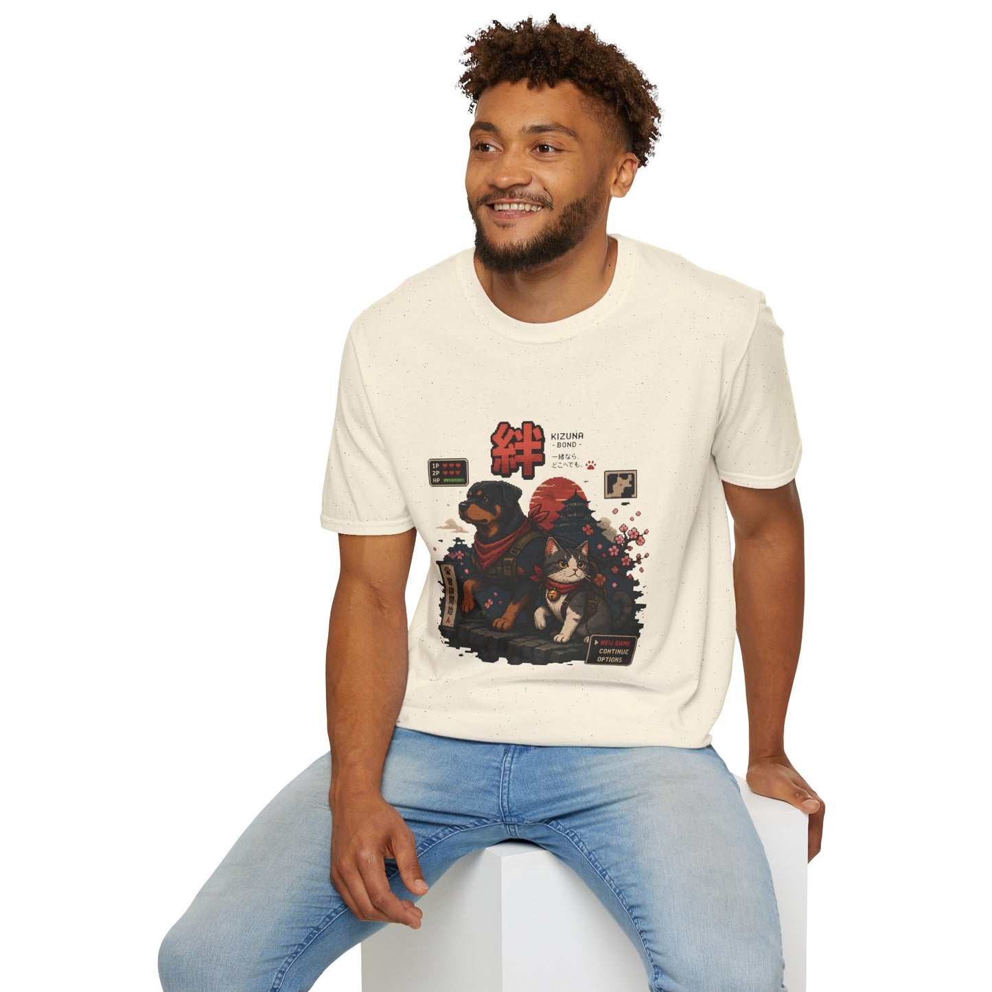 Kizuna Bond Rottie & Cat T-Shirt