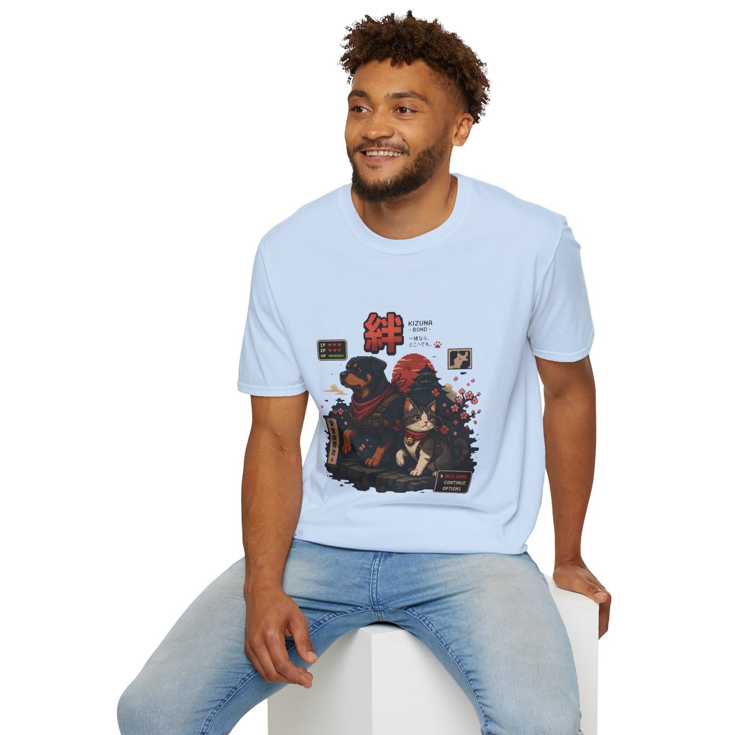 Kizuna Bond Rottie & Cat T-Shirt