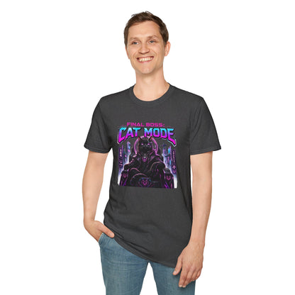Final Boss Cat Mode Cyber Cat Graphic T-Shirt