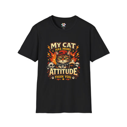 Funny cat lover t-shirt, sarcastic quote, grumpy cat graphic, black