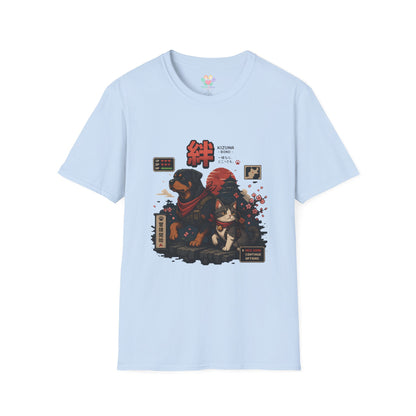 Kizuna Bond Rottie & Cat T-Shirt