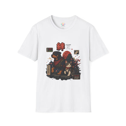 Kizuna Bond Rottie & Cat T-Shirt
