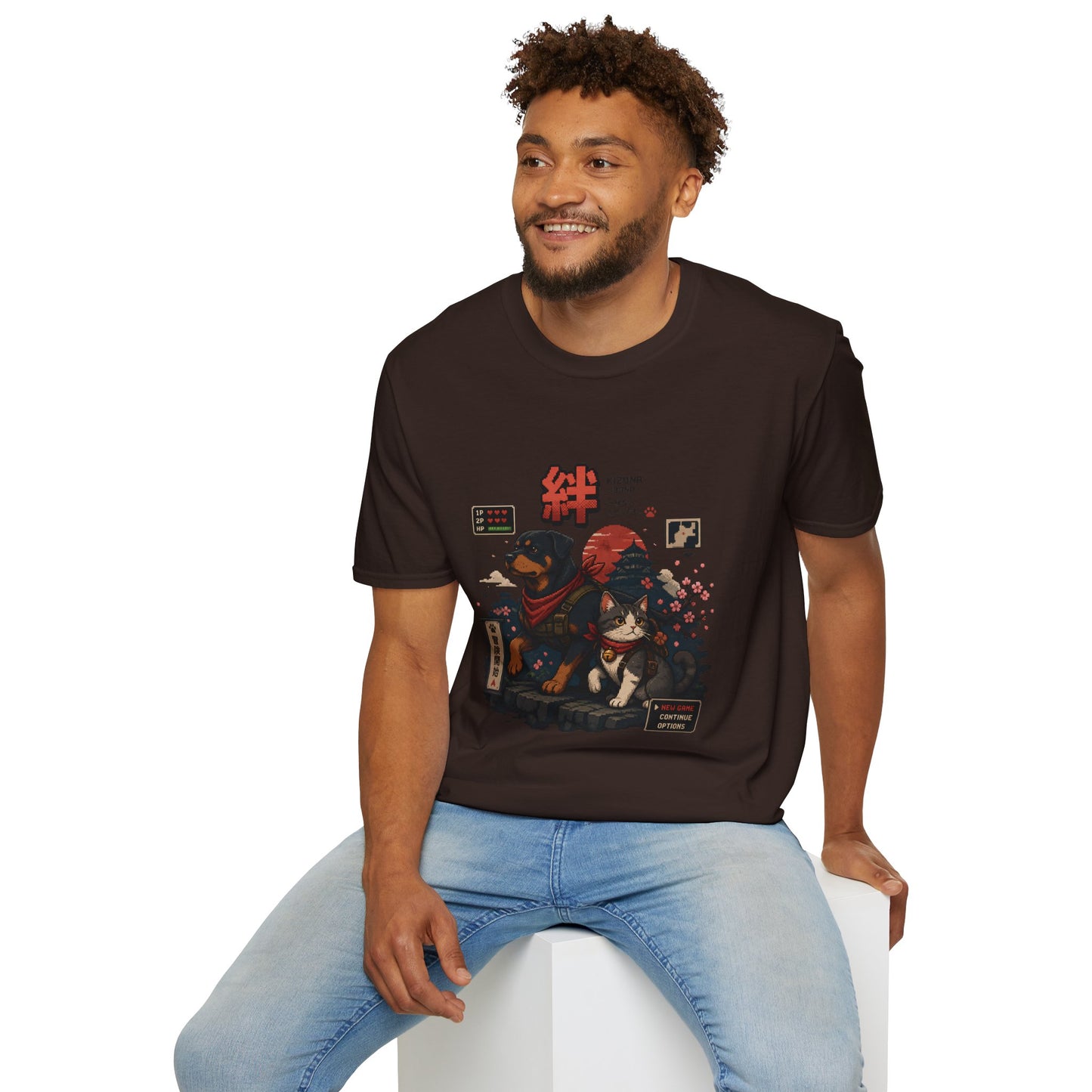 Kizuna Bond Rottie & Cat T-Shirt