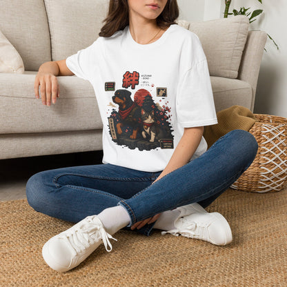 Kizuna Bond Rottie & Cat T-Shirt