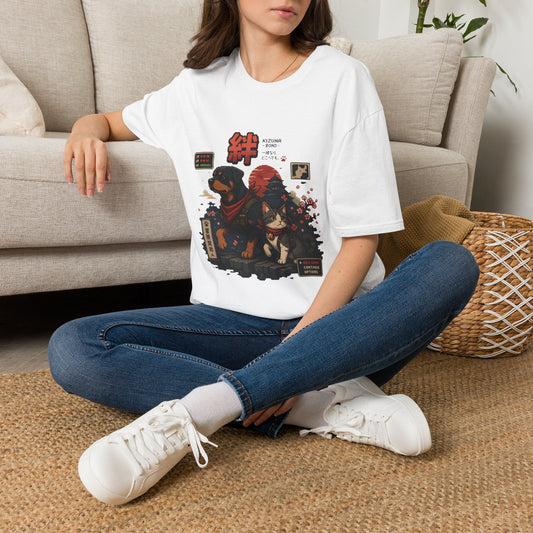 Kizuna Bond Rottie & Cat T-Shirt